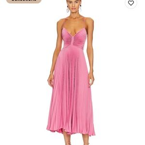 ALC gemini dress in pink